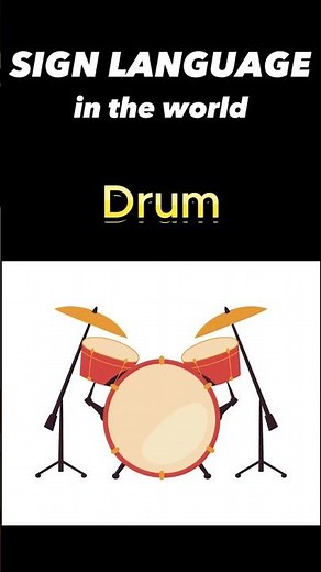 [World Sign Languages] How to Sign 'Internet' in 5 Different Countries #signlanguage #shorts #Drum