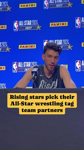 3.9K views · 46 reactions | Who had the best pick? 樂 (And who would you choose as your wrestling partner: Joel Embiid, Giannis, Jaden Ivey, Scoot Henderson or Keyonte George? ⤵️) | theScore | Facebook