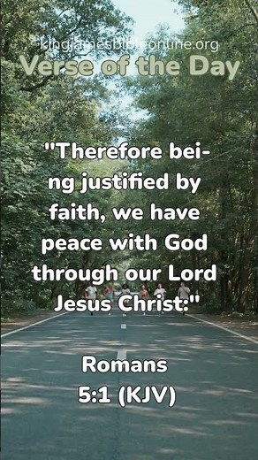 Romans 5:1 (KJV) - Most Inspiring Bible Verse Revealed!