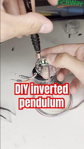 Building an inverted pendulum #electronic #arduino #engineering #diy ‪@PCBWay‬