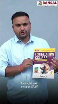 Why Wait for Class 11? 🚀 Bansal School Plus Foundation Program Starts Now!