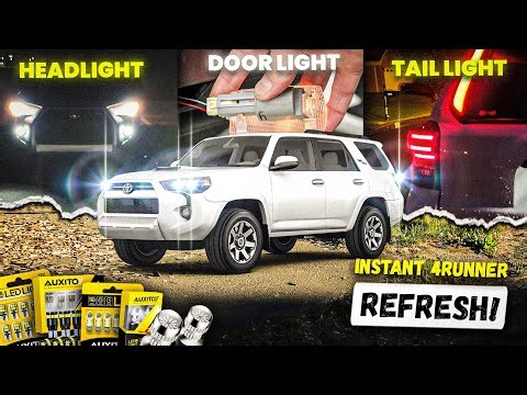 Upgrade Your 4Runner! The Ultimate 2019 LED Bulb Swap - Before & After