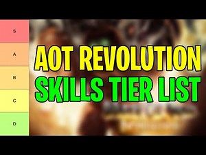 [New] Attack On Titan Revolution Tier List (2024) | All Skills Ranked From Best To Worst