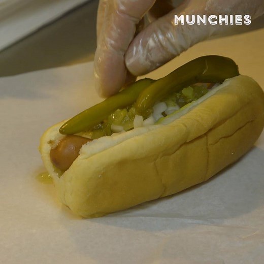 72K views · 582 reactions | In a new episode of 'Chef's Night Out,' David and Anna Posey of Elske stop by Jim's Original, a Chicago institution serving up Polish sausages and bone-in pork chops. Watch more here: https://bit.ly/2JX2tqS | Munchies | Facebook
