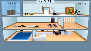 Stickman Click death GYM - Walkthrough