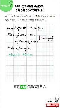Primitives: Let's solve a fundamental calculus exercise together! | #mathematicalanalysis #primit...