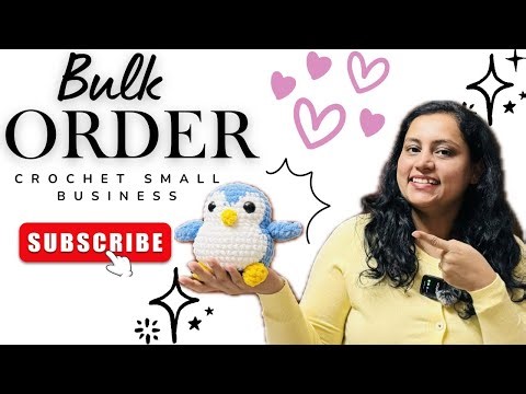 Small business- Bulk order(Second) | Crochet business