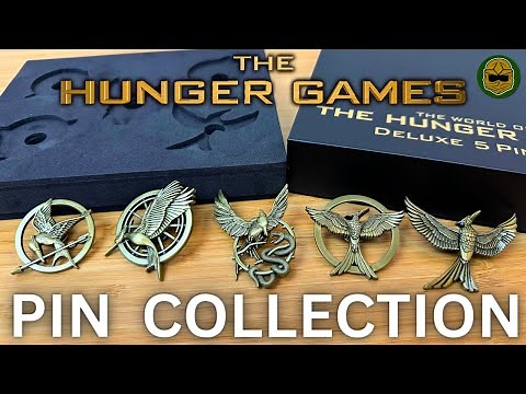 The Hunger Games Mockingjay Pin Collection Review! The Ballad of Songbirds and Snakes Lionsgate Shop