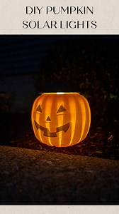 56K views · 1.9K reactions | DIY Jack-O-Lantern  solar lights!!!...