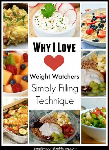 WW Simply Filling Technique Review | Simple Nourished Living