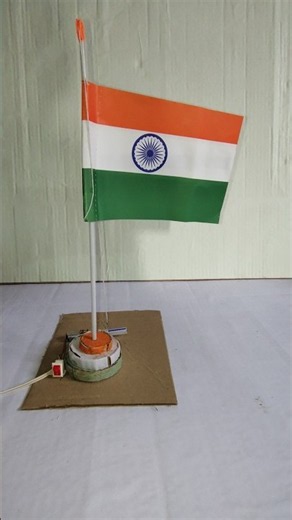 Flag Hoisting System using a Simple Motorized Setup #diyprojects #flag #innovation