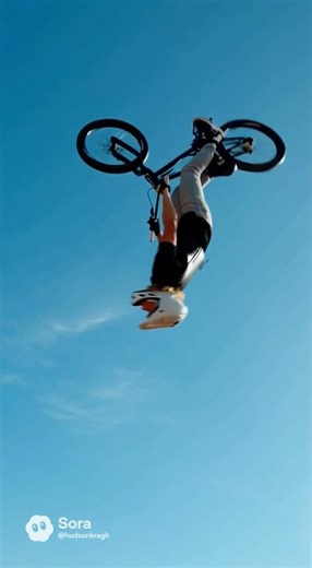 Jake Paul quad backflip#soraai #sora2 #jakepaul #backflip #bmx #mtb