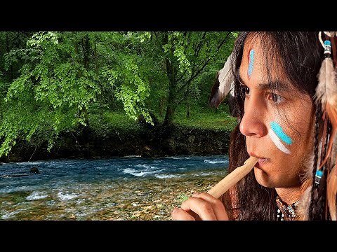 Native American Flutes and Rain - Music for Sleep, Relaxation or Meditation