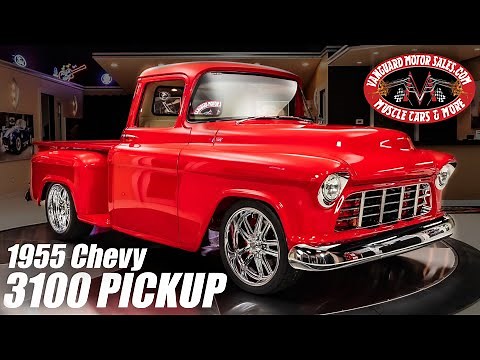 1955 Chevrolet 3100 Pickup Restomod For Sale Vanguard Motor Sales #0770