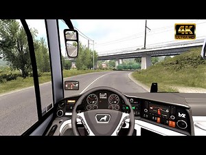MAN Lion's Coach 2022 New Bus in ETS 2 1.46: New Map Mod Gameplay