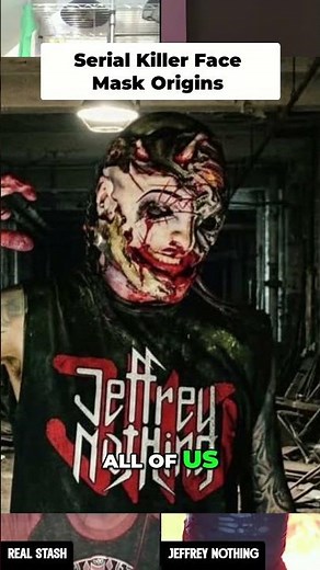 Jeffrey Nothing "Horror Mask Evolution! All of Us Mask!" Part 2 #jeffreynothing #mushroomhead #masks