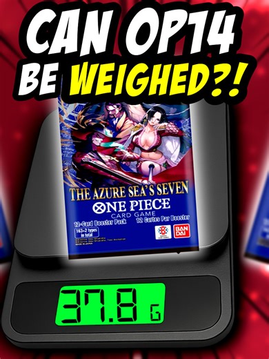 Can OP14 Packs Be Weighed Heavy vs Light Pack Test (One Piece TCG) - Can OP14 booster packs be weighed to predict hits in the One Piece Card Game? With OP14 changing pack structure — including leader packs now being able to contain hits — I wanted to test whether heavy vs light packs actually change your odds. In this video, I weigh every OP14 pack, track the data in a spreadsheet, open all packs, and compare hit rates between heavy and light packs. I also compare these results directly to my OP