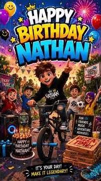 🎂 Happy Birthday Nathan 🎉
