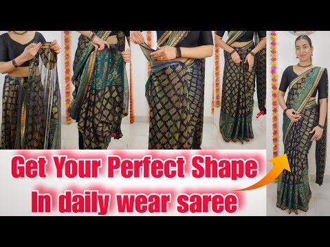 How to Look Slim and Taller in Saree | Simple Draping Hacks for Instant Slim Look