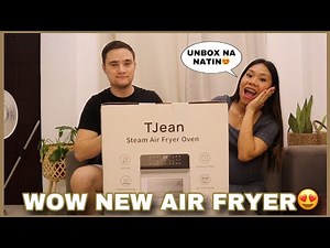 UNBOXING TJEAN STEAM AIR OVEN😱! WOW KAKAIBANG AIR FRYER ITO😍