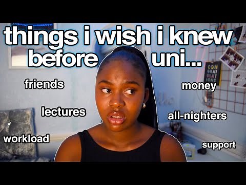 THINGS I WISH I KNEW BEFORE STARTING UNIVERSITY! | first year advice