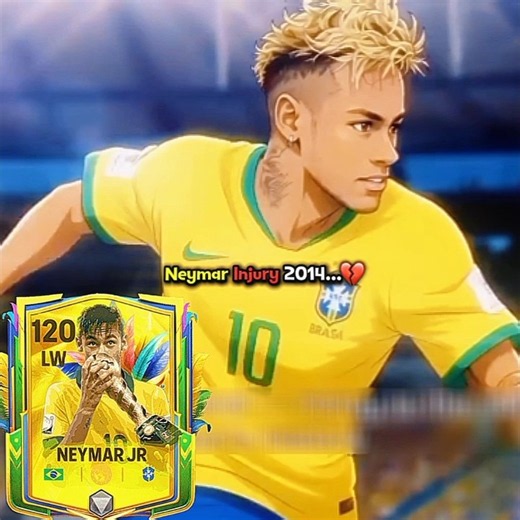 Neymar Injury 2014 WC 💔👀 | #shorts #football #fcmobile