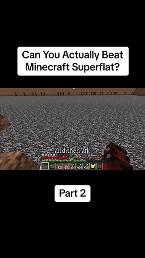 Part 3 is up - Can You Actually Beat Minecraft Superflat?