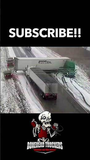Prime Inc Jackknife #Shorts #boneheadtruckers #truckdriver #fail #trucking
