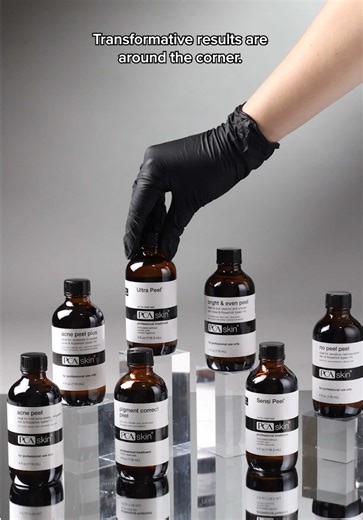 Start your skin journey with expert care and real transformations. 🖤 Expertly selected by your skincare professionals, our peel lineup delivers clinically designed treatments specifically to target your concerns. Ask a PCA SKIN Certified Professional which treatment is right for you. #NationalPeelDay #PCASKIN #esthetician #peel #skincare