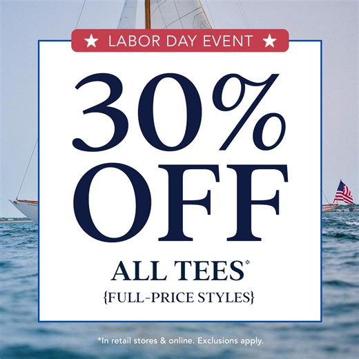 Our Labor Day Sale is on! Send off summer in style with 30% off full-price polos, shorts, swim and more NEW arrivals. Hurry—bestsellers will go fast! | Vineyard Vines
