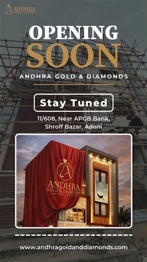 Adoni’s New Jewellery Destination is Almost Here! | Andhra Gold & Diamonds