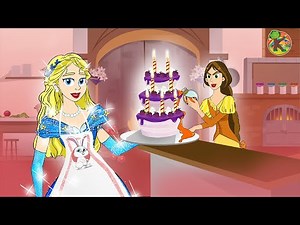 Princess Cinderella - Birthday Cake | KONDOSAN English | Fairy Tales & Bedtime Stories for Kids