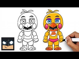 How to Draw Toy Chica | Five Nights at Freddy’s