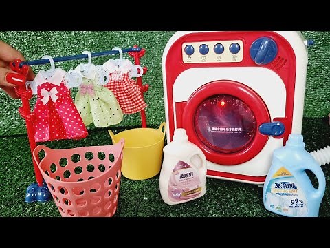 10 Minutes Satisfying Unboxing Toy Washing Machine Hello Kitty With Accessories and Its Testing