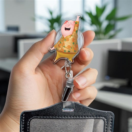 Sing Movie 2 Rosita Badge Reel, Cartoon Badge Reel, Cute Movie Character ID Holder, Nurse Office Gift UOU1105 - Etsy