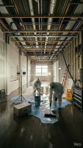 Epic Gaming Room Transformation Timelapse | Concrete to RGB! 🎮✨ #shorts #epoxyfloor