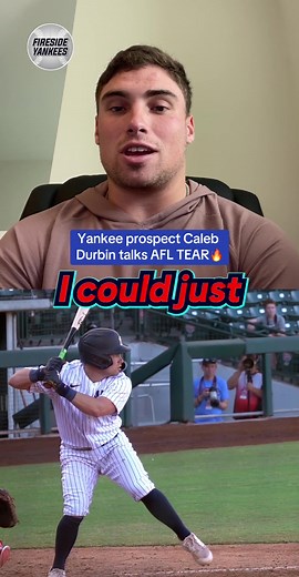 Today, we were joined by Yankees' prospect Caleb Durbin, who clipped an OPS above 1.000, and stole 21 bags in the Arizona Fall League over the past month🤩 Here's Durbin talking about his adjustments during the fall that led to his MONSTER campaign👀 #Yankees #RepBX #nyy #newyorkyankees #firesideyankees #yankeesbaseball #newyorkyankeesbaseball #nyyankees #mlb #mlbbaseball #baseball #arizonafallleague #calebdurbin