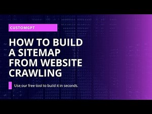 How To Build A Sitemap From Website Crawling | Website Crawling Tool - CuatomGPT