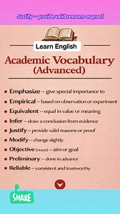 Learn English vocabulary #Academic #totalgrammar #GeneralEnglish #learning @topfans | General English