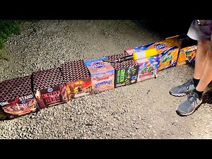 Lighting $1000 Worth of 500g Firework Cakes! (HAPPY FAMILY BRAND)