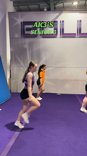 AK3’s - Senior Level 3 💚 #aussiecheer #bulletsallstars #thebunker #cheerleading #ba #allstarcheer #stunting #cheer #tumbling | Bullets Allstar Cheerleading