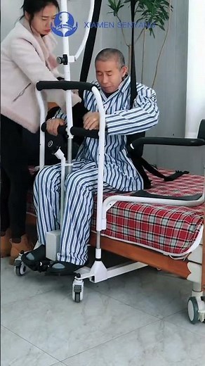 Electric Transfer Patient Lift Chair From Bed To Wheelchair