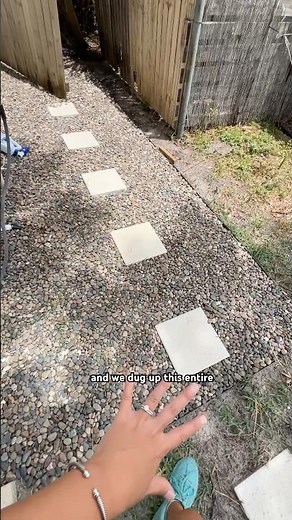 building a rock garden in our front yard to make it low maintenance and prevent weeds and bugs