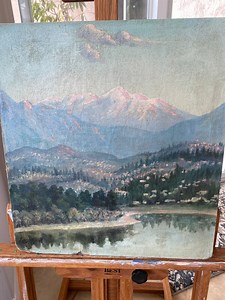 Oil Painting FRANK C. FISHER, California ARTIST, Listed Artist Plein Air Oil Painting Rare - Etsy