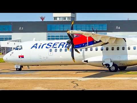 TRIP REPORT | Prague to Belgrade | Air Serbia ATR72-600