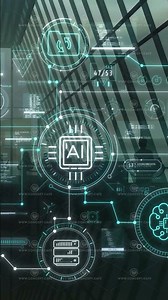 Visual data representation with a modern business office background