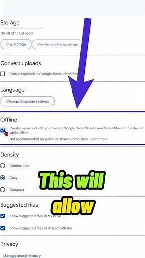 #shorts How to use Google Docs offline