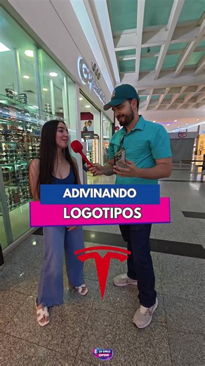 Esta chica sí sabe de carros pero estos logos la hicieron confundirse 😳#centrocomercial #tiktokviral #humor #logotipo #adivina