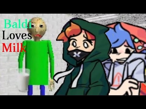 Baldi loves his milk a bit too much(Baldi loves milk)