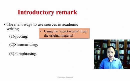 Academic writing 3 How to write a summary- 论文概要的写作